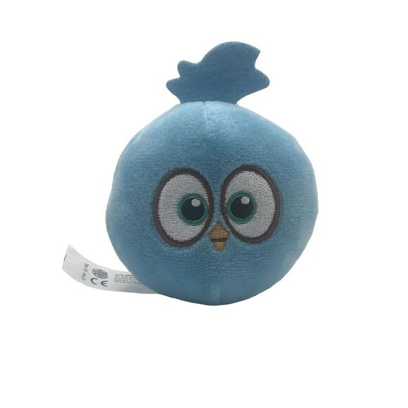 Angry Birds 2021 Burger King Exclusive Blue Bird Ball Plush Toy - Picture 1 of 4